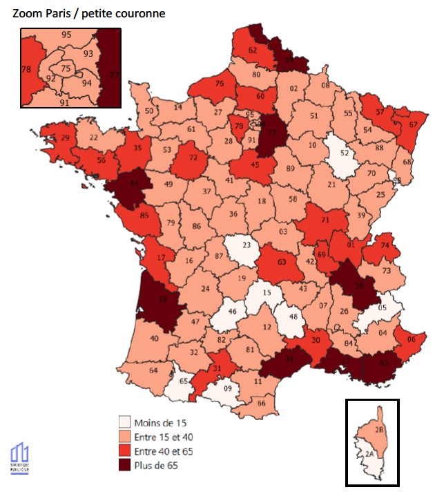 Mortality per million inhabitants (average 2015-2019)