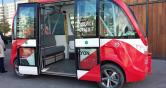 experiment of autonomous shuttle