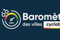 Logo du baromètre des villes cyclables